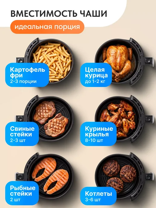 Steba Аэрогриль электрический для дома 8л, HF 1800 GRILLIX, 8 л, фото 3