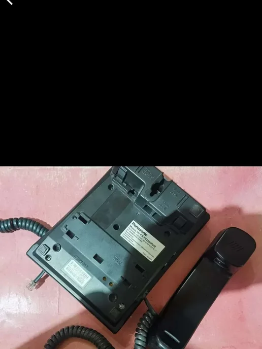 Стационарный проводной телеф Panasonic KX-TS2350RU, черный, фото 3