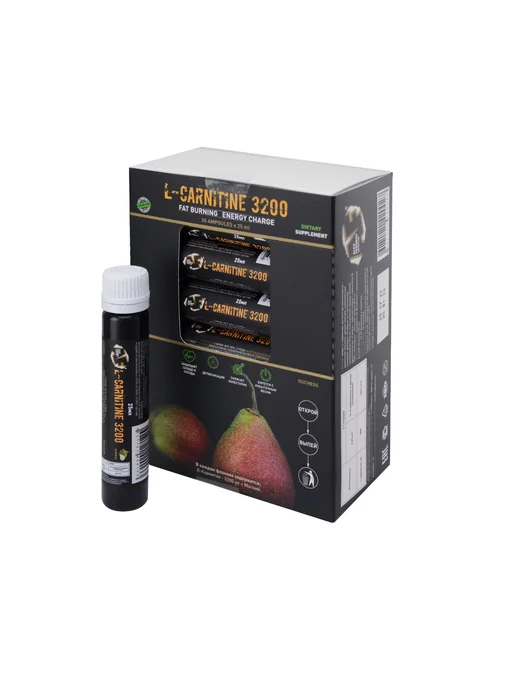 Alex Fedorov Nutrition Л карнитин жидкий l-carnitine жиросжигатель 20 ампул, 500 мл, 20 шт, фото 5
