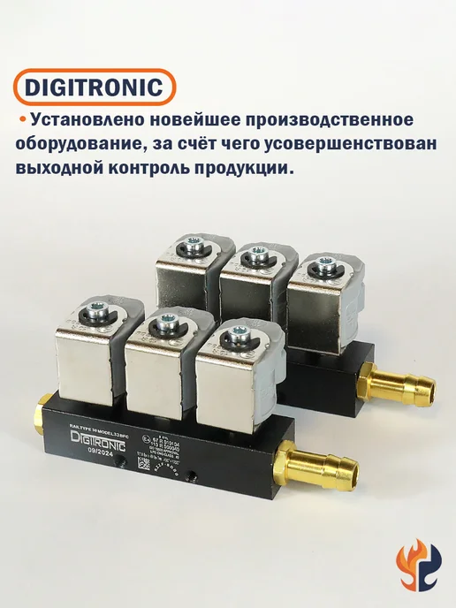 DIGITRONIC Форсунки ГБО тип 33 (2 Ом) для 3 цилиндров - 2 рампы, вариант, фото 2