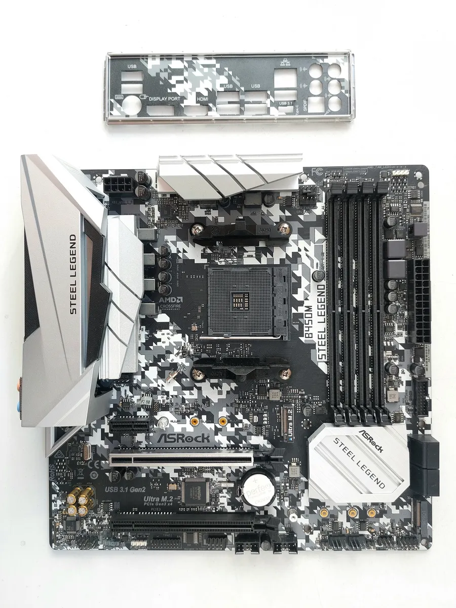 ASRock B450M STEEL LEGEND (AM4, AMD B450) материнская плата