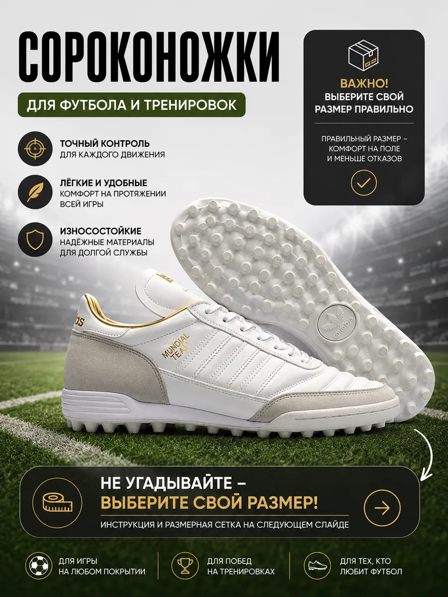 Сороконожки футбольные