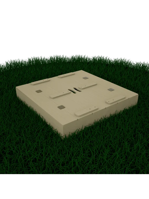 Rusandbox Песочница деревянная на улицу с крышкой-лавочкой 120х80, 110x110, фото 7