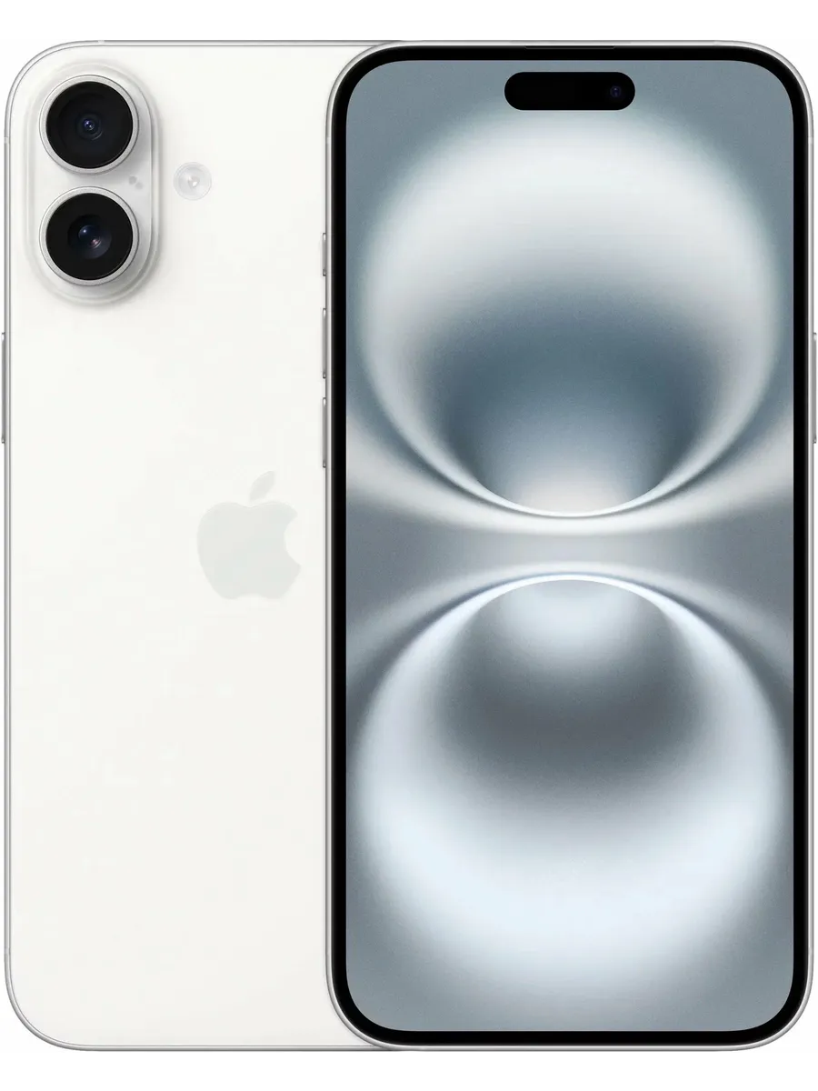 Apple iPhone 16 128 ГБ, nano SIM + eSIM, White