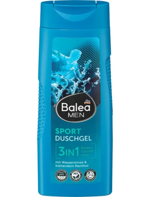 Balea Гель для душа 3в1 MEN Sport 300 мл, 300 мл