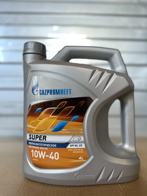 Газпромнефть Масло моторное Super 10W40 4л, 4 л, фото 7