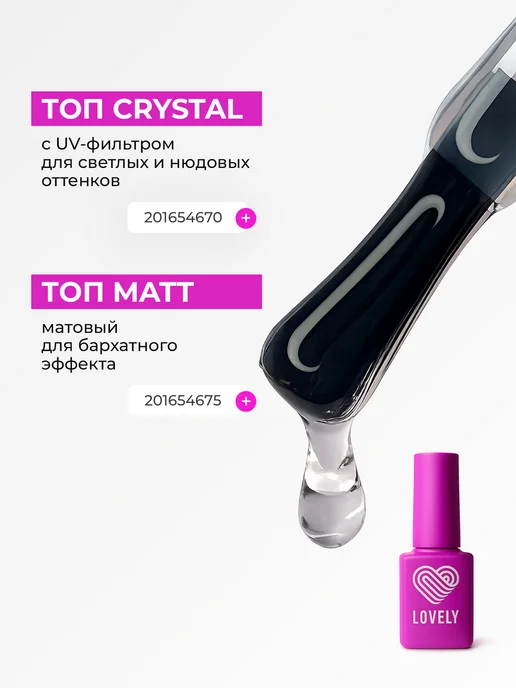Lovely Nails Гель лак для ногтей и маникюра цветной, красный, фото 7