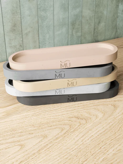 MUSKO Поднос, подставка для ванной Lora S, 20x10 см, матовый, 30x10 см, фото 4