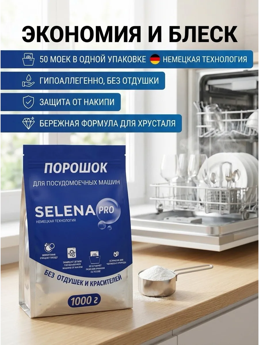Порошок для посудомоечной машины 1 кг