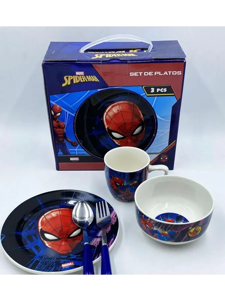 Набор керамической посуды для детей SPIDER-MAN 5в1