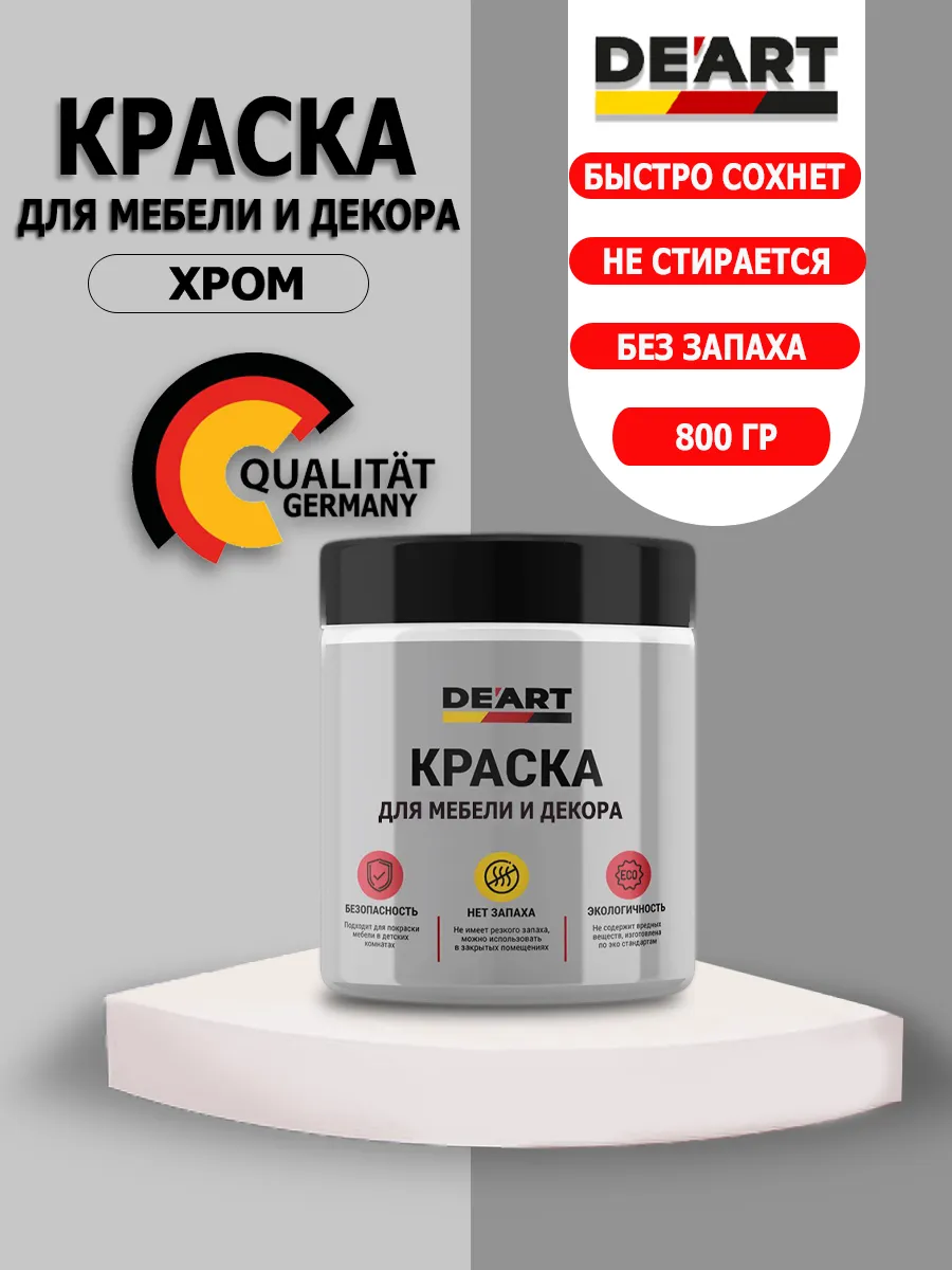 Краска для мебели и декора хром