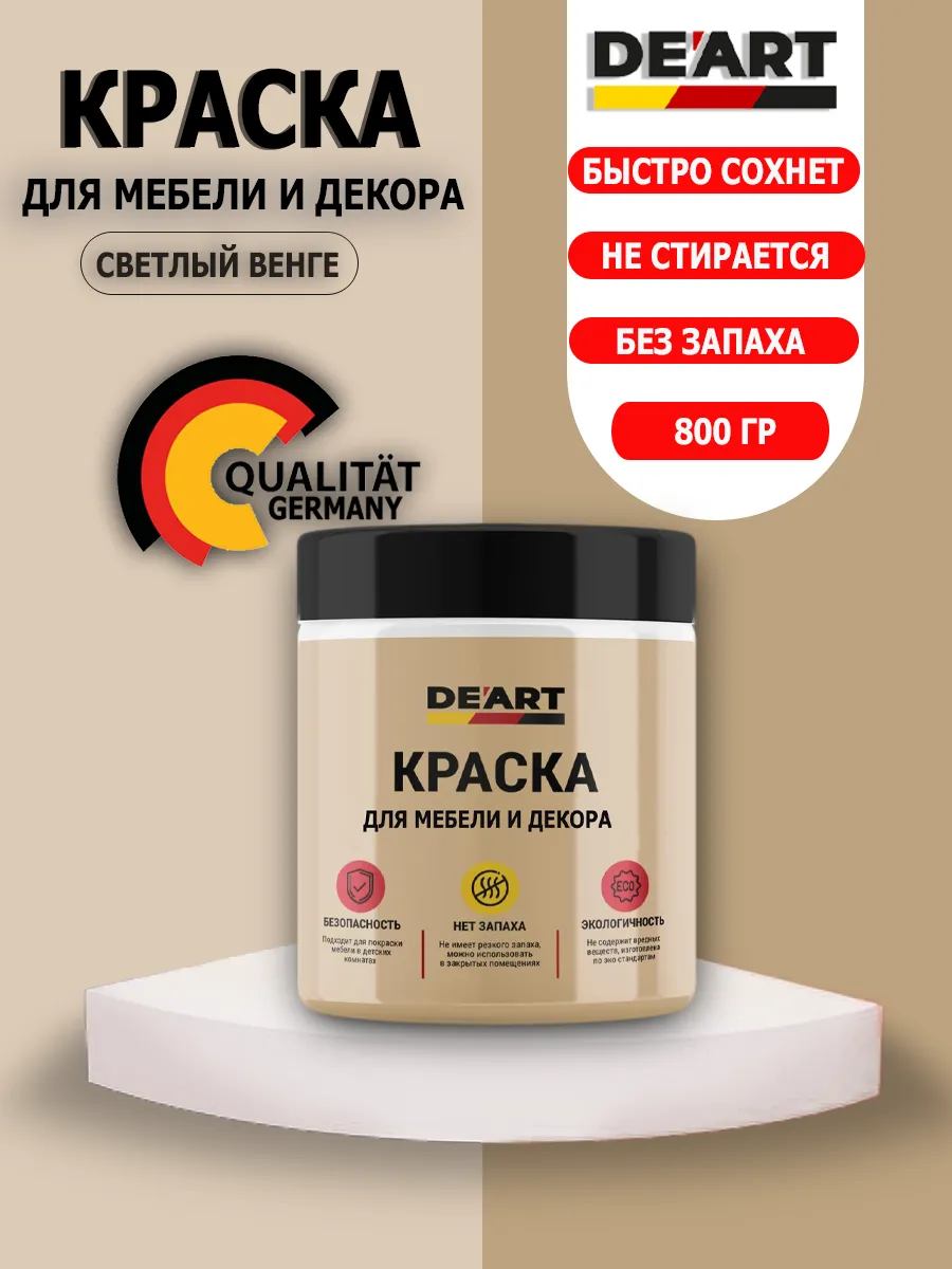 Краска для мебели и декора светлый венге