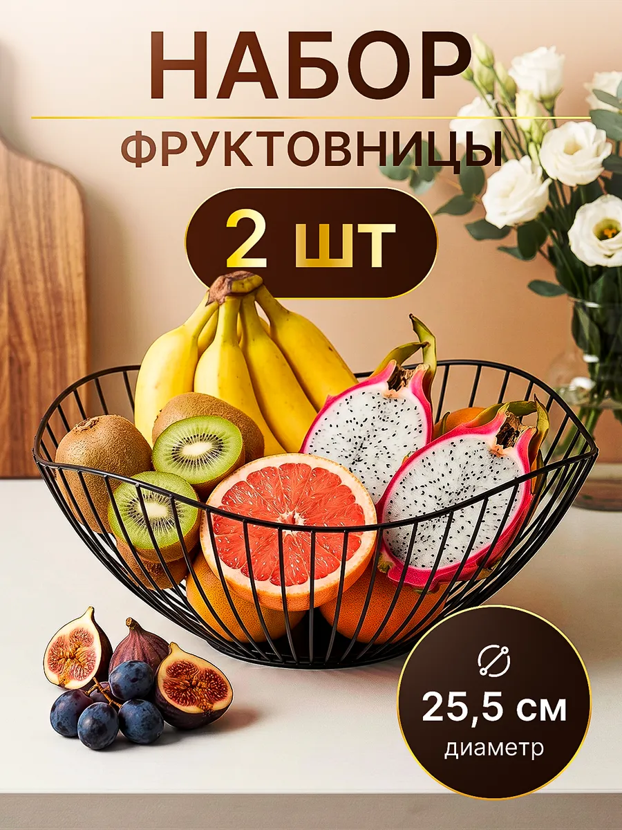 Корзинки металлические для конфет ваза для фруктов