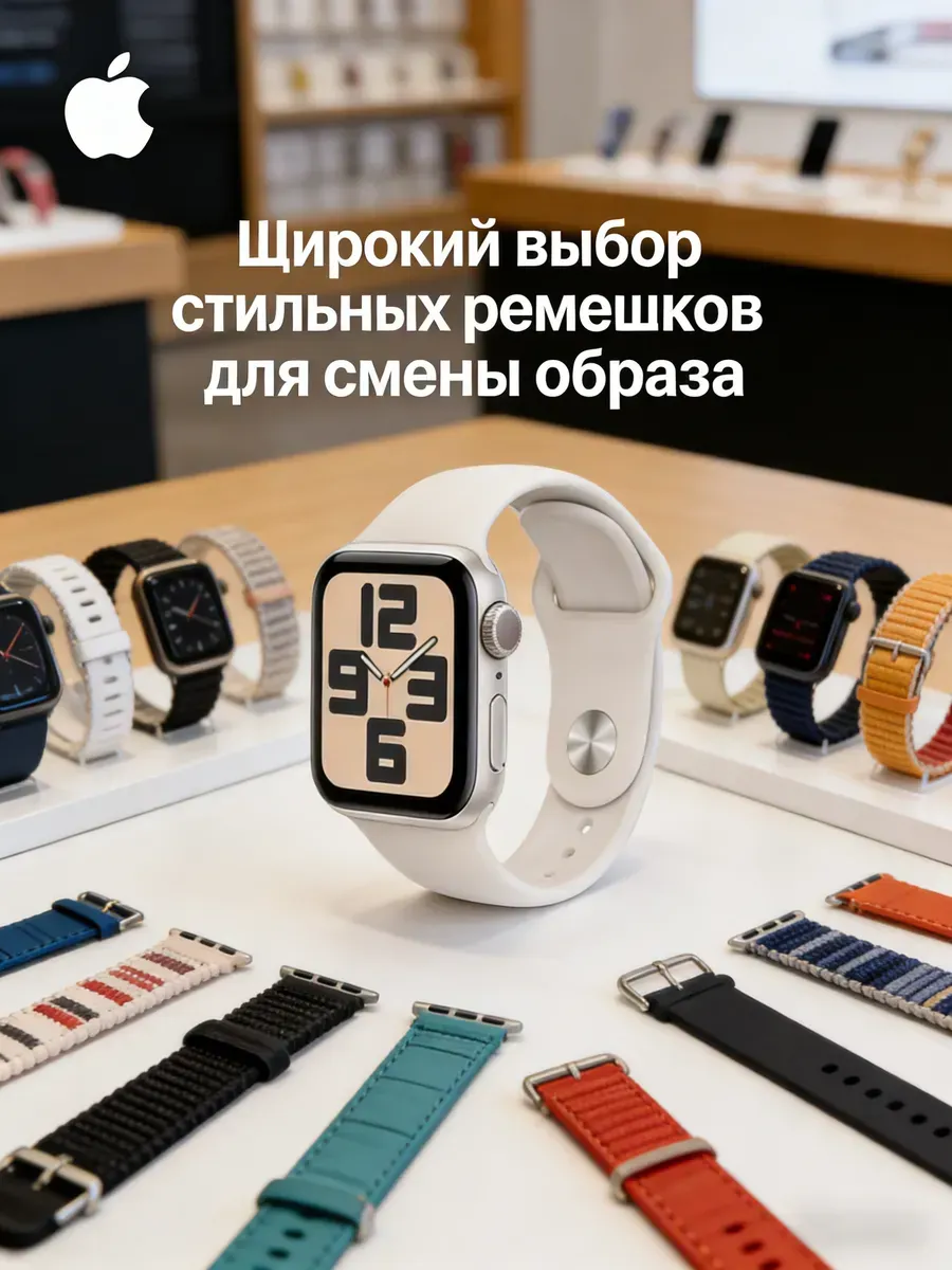 Apple Watch S11 42mm Белые часы унисекс