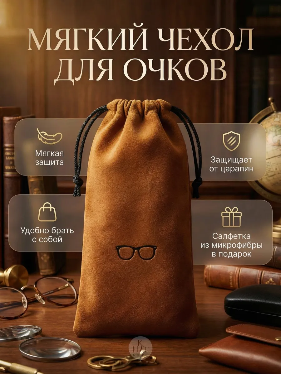 Чехол для очков мягкий