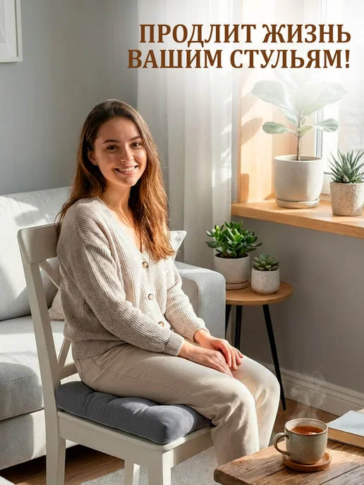GT Подушка на стул и кресло с бортом 40х40 см, 40x40 см, фото 2