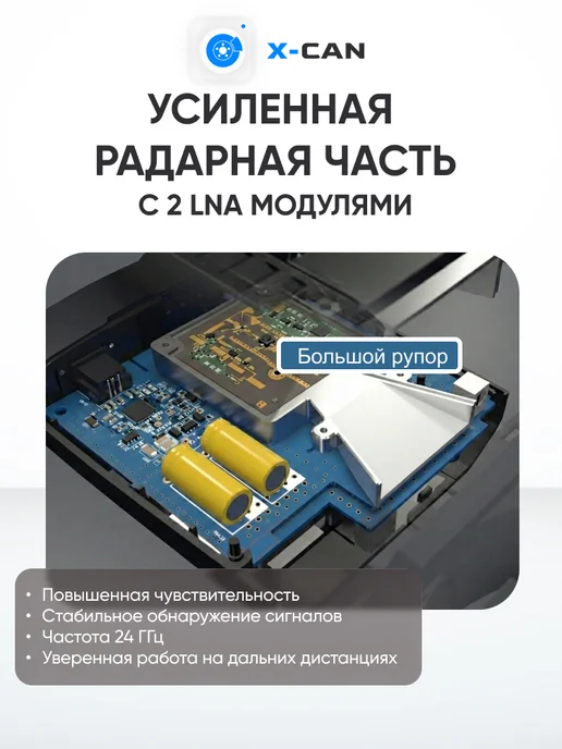 Радар-детектор AIR MAX с дополнительным модулем, черный, фото 5