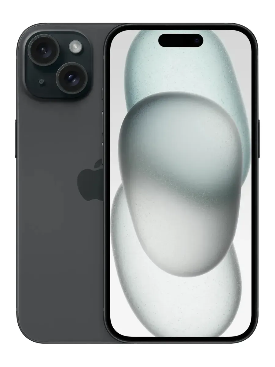 Apple Смартфон iPhone 15 128ГБ, чёрный