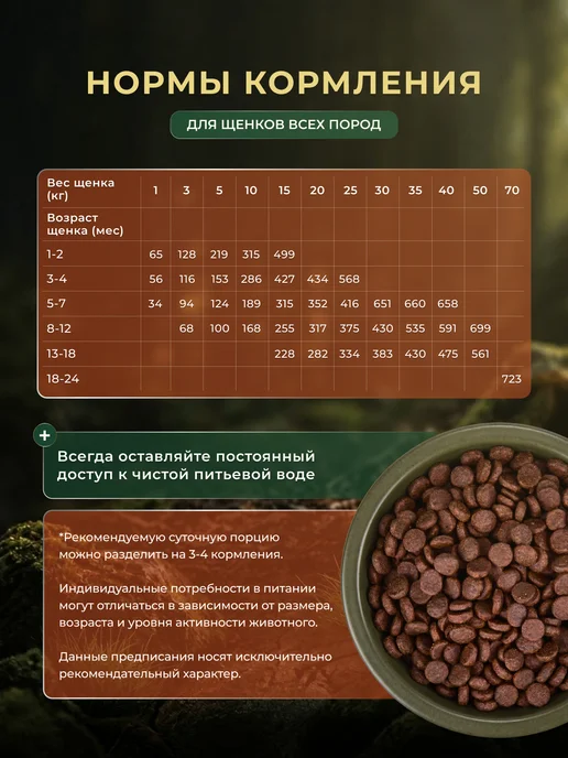 Сухой корм MONGE Bwild Карт… для собак, беззерновой, щенки, мясо, утка, 12,3 кг, фото 7