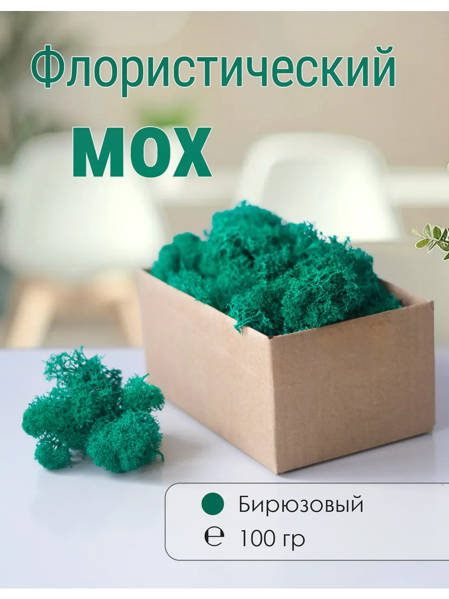 Мох стабилизированный мелкий 100 г