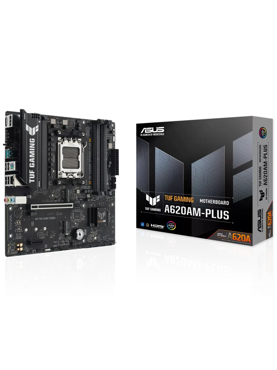 Asus Материнская плата TUF GAMING A620AM-PLUS AM5 AMD A620A mATX