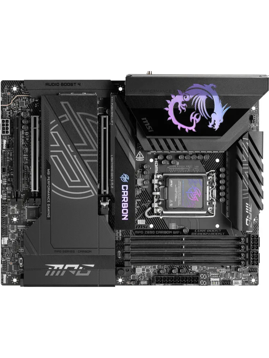 MSI Материнская плата lga 1851 MPG Z890 CARBON WIFI Intel Z890 4