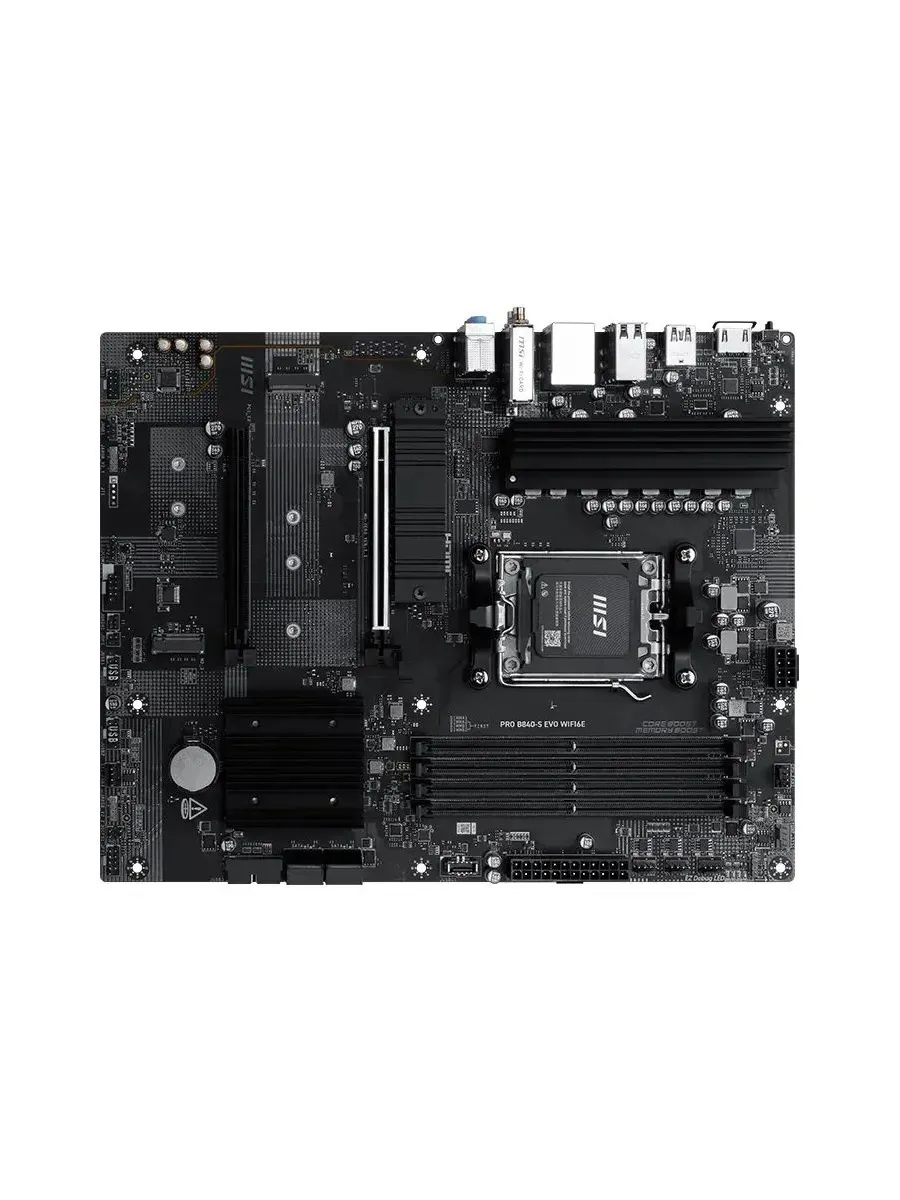MSI Материнская плата AM5 PRO B840-S EVO WIFI6E AMD B840