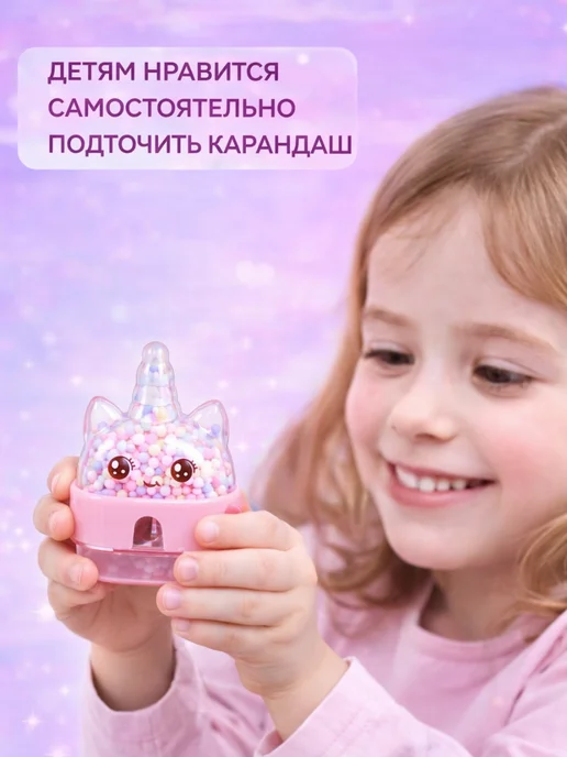 Точилка для карандашей механическая для школы с контейнером, голубой, фото 6