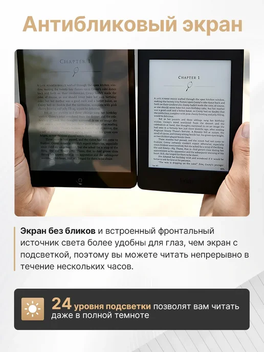 Amazon Электронная книга Kindle PaperWhite 1 2Гб, 6", восстановленн…, 2 ГБ, фото 7