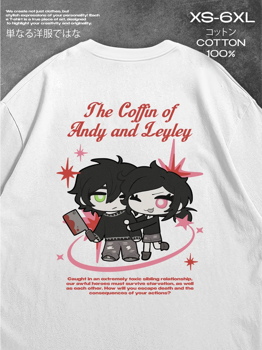 Футболка The Coffin of Andy and Leyley принт на спине