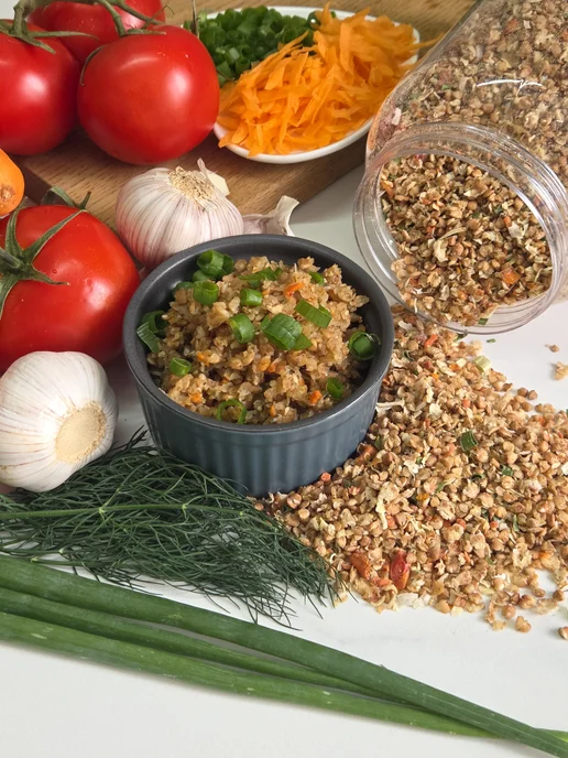Pirina ECO Гречка быстрого приготовления с сушеными овощами, вариант, фото 6