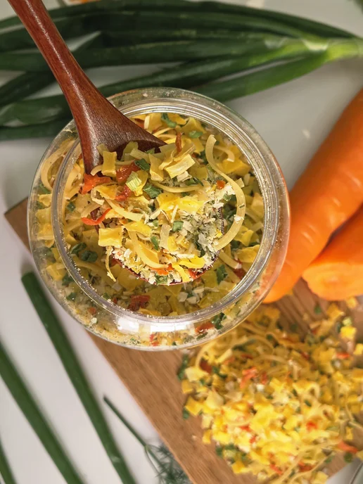 Pirina ECO Смесь сушеных овощей для куриного супа с яичной лапшой, вариант, фото 7