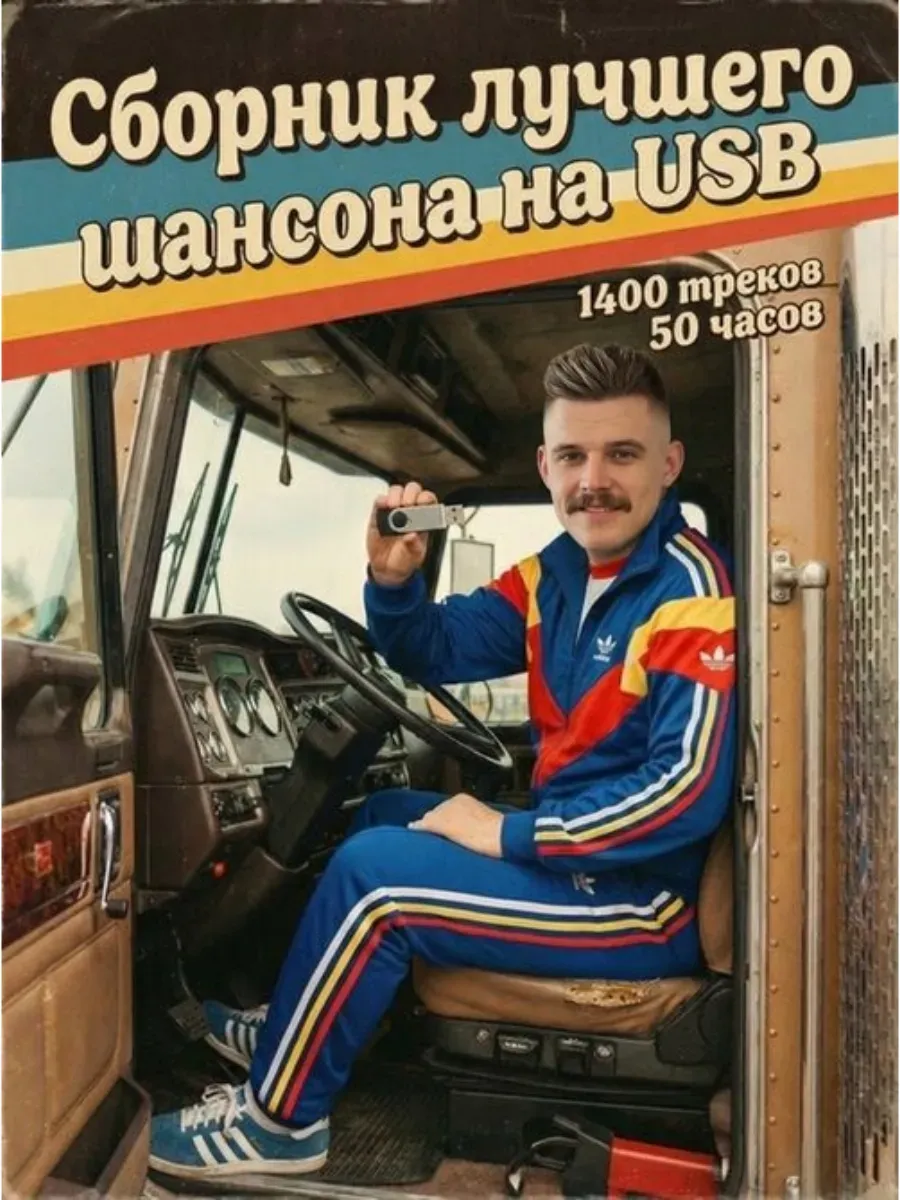 СБОРНИК ЛУЧШЕГО ШАНСОНА 1400 треков на USB.