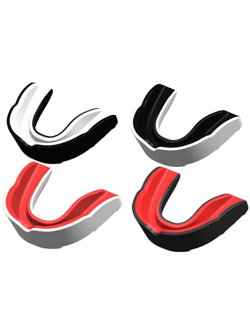 4шт капы для MMA и единоборств, черный белый красный, 4 шт