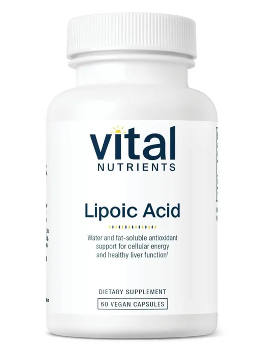 Vital Nutrients Альфа-липоевая кислота 60 капсул, вариант