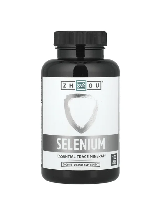 California Gold Nutrition Селен 200 мкг 100 капсул, золотой