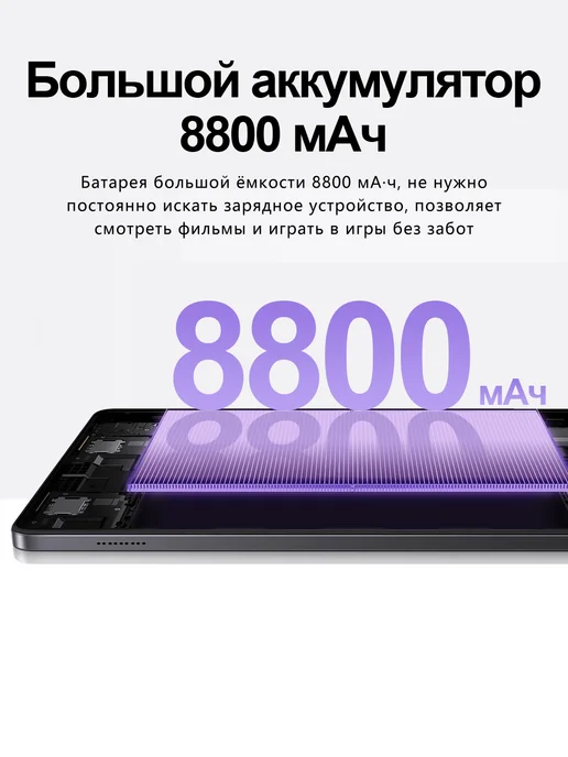 Bobarry Игровые планшеты Pad7 Pro16+1TB Snapdragon 8s Gen3 144Hz, 1024 ГБ, фото 7
