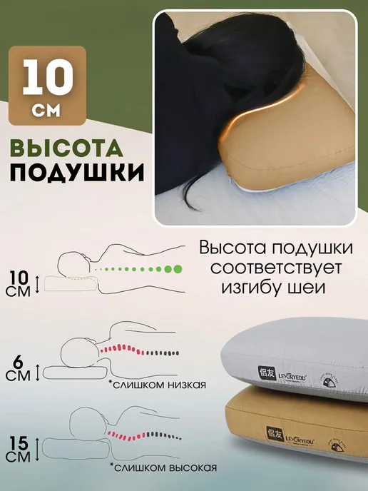 Подушка туристическая самонудувающаяся, коричневый, фото 6