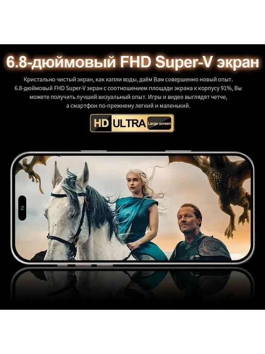 Смартфон Pro Max 16 Pro Max 12/512 ГБ, серый, фото 5