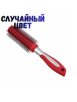 Расческа-брашинг, пластик, силикон,случайный цвет.1 шт