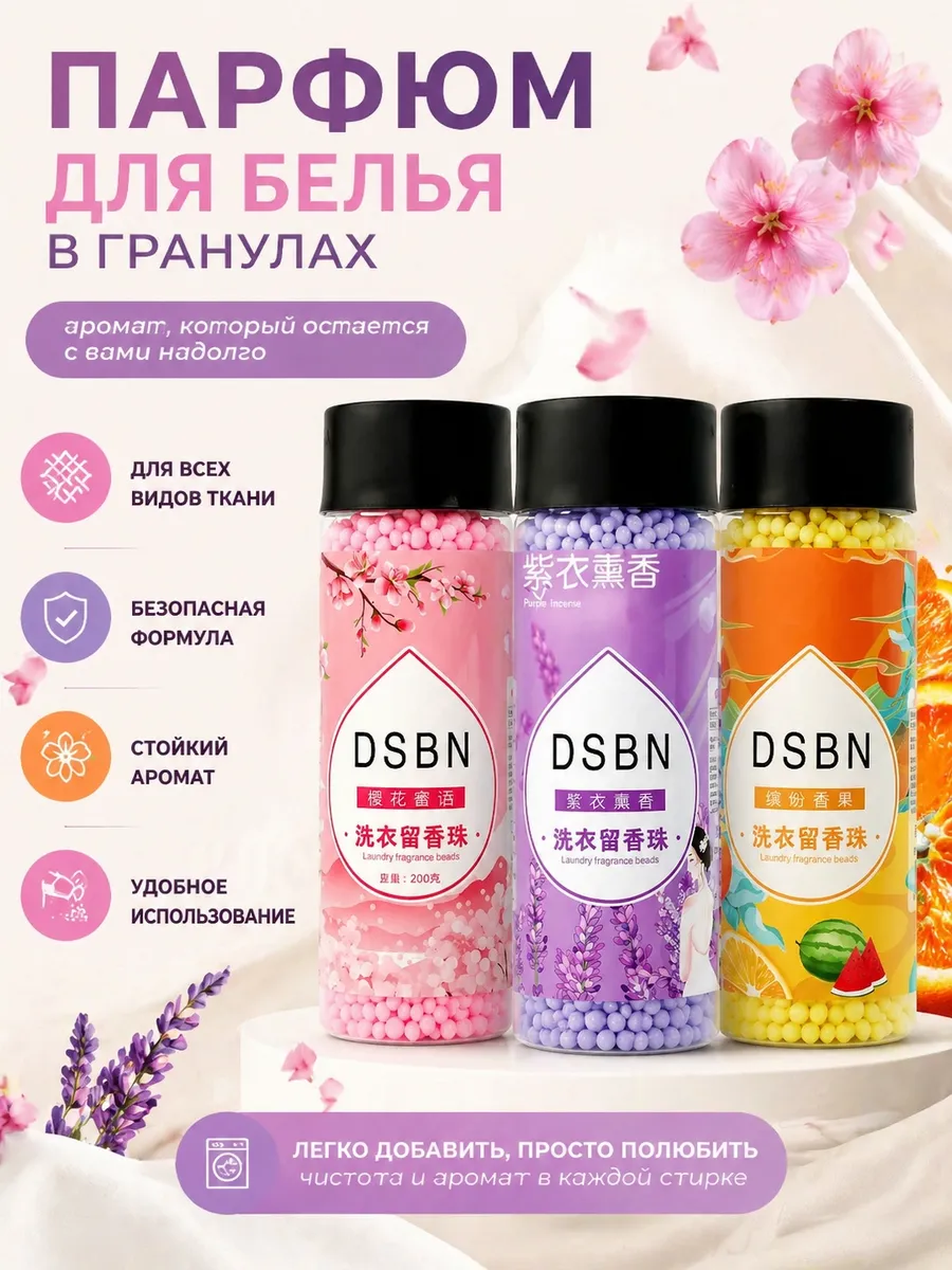Кондиционер для белья в гранулах парфюмированный