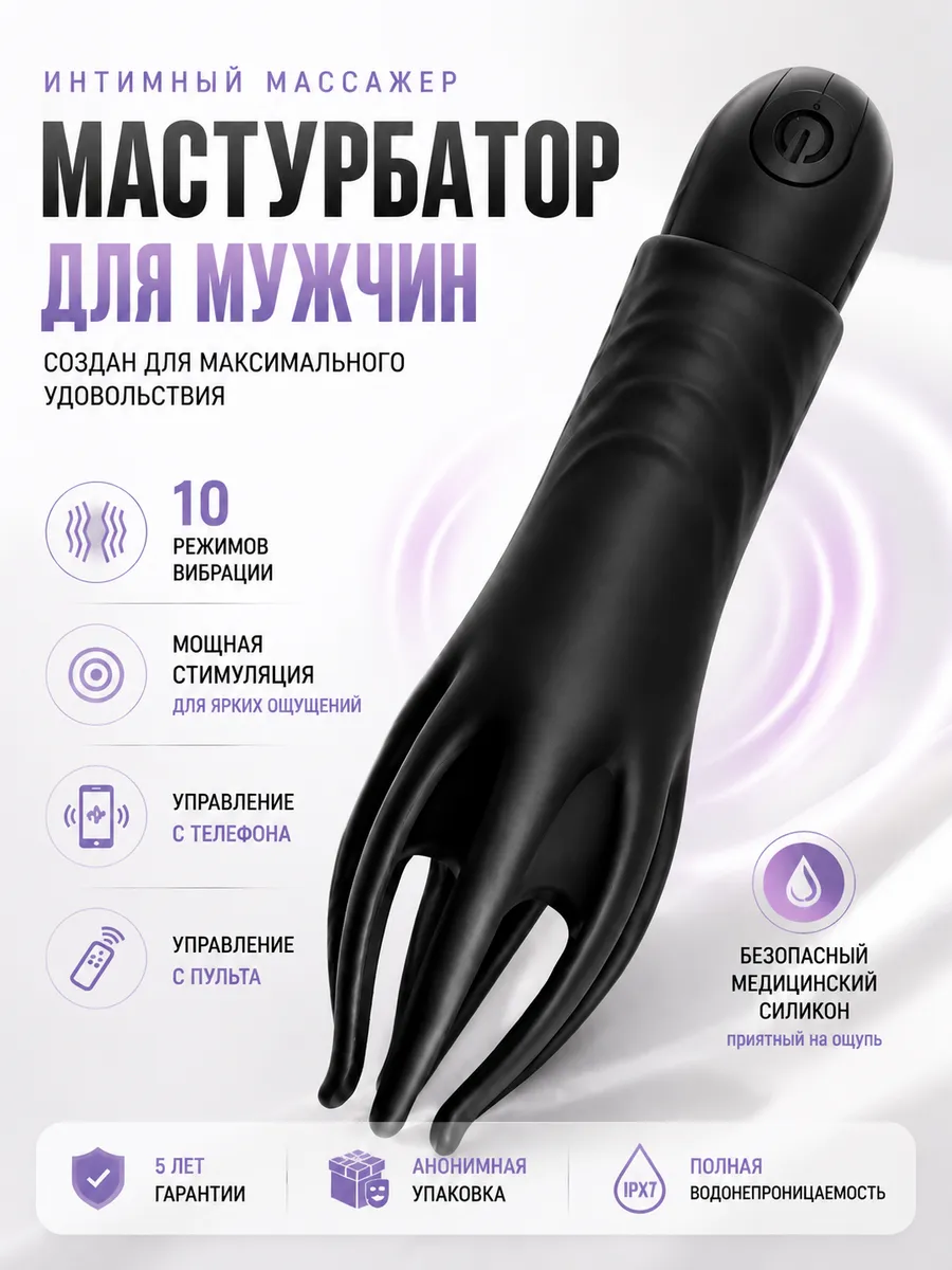 Вибратор мужской мастурбатор стимулятор члена 18+