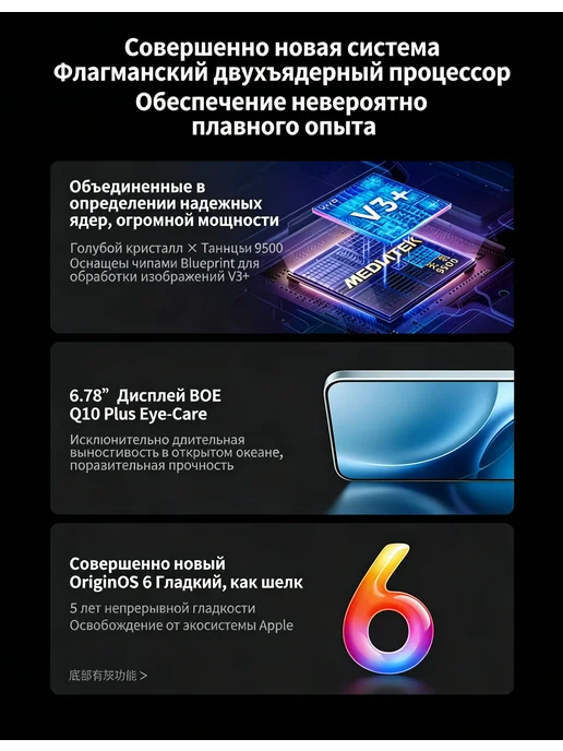 Смартфон vivo X300 Pro 12/12 ГБ, синий, фото 6