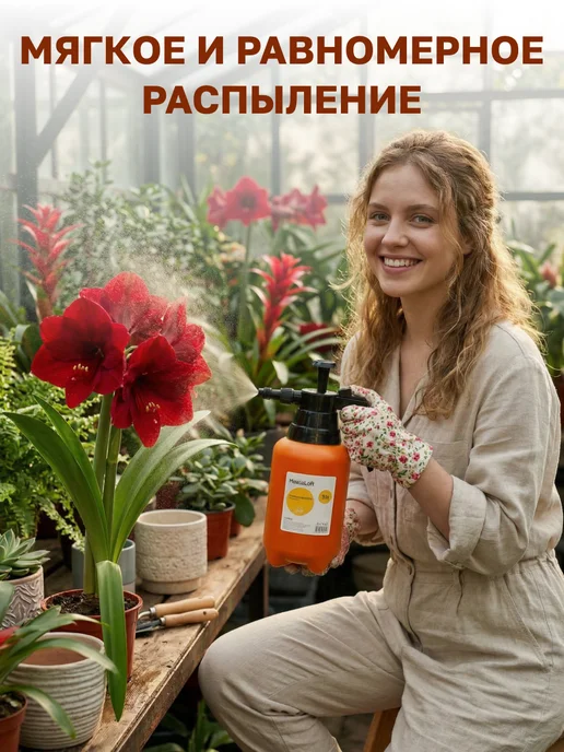 GT Опрыскиватель садовый для растений 1 л, 1 л, фото 2