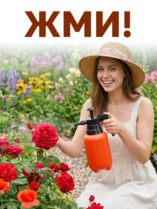 GT Опрыскиватель садовый для растений 1 л, 1 л, фото 3