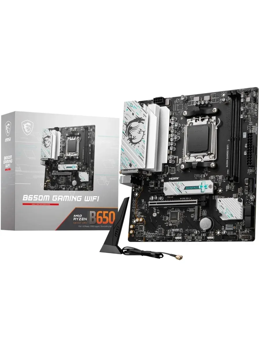 Материнская плата B650M GAMING WIFI Socket AM5 AMD B650 2xDD MSI 932903144 купить за 32 160 ₽ в интернет‑магазине Wildberries