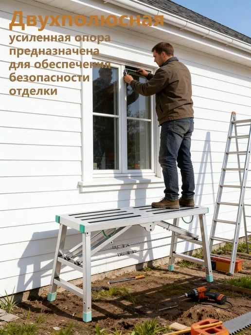 Стол малярный складной, металлический для ремонта, серый, фото 2