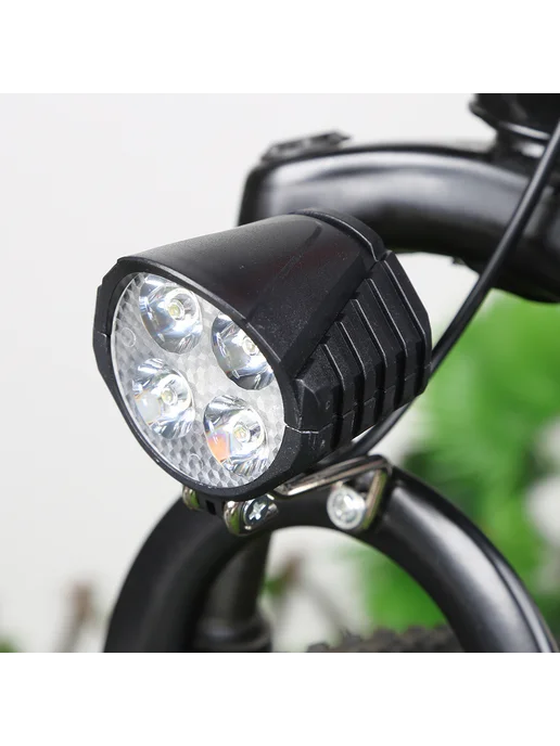 Электро велосипед фара 48V, LED, гудок, легко крепится, вариант