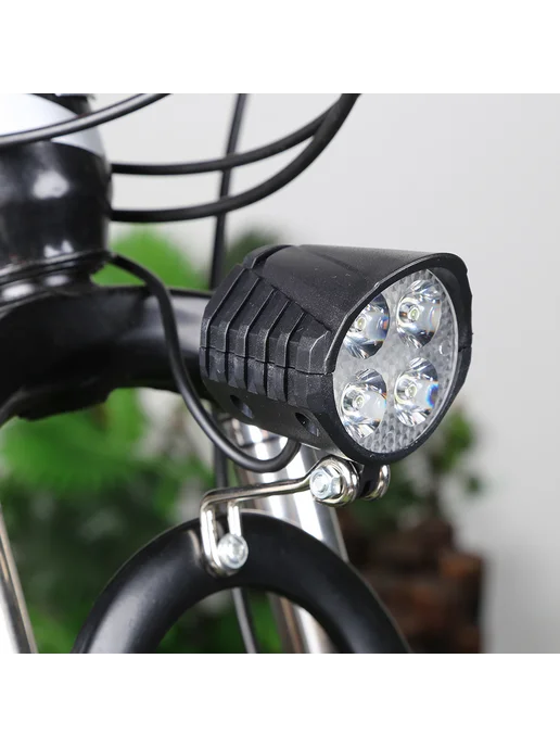 Электро велосипед фара 48V, LED, гудок, легко крепится, вариант, фото 2