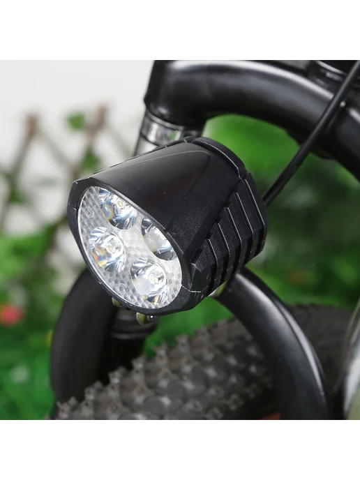 Электро велосипед фара 48V, LED, гудок, легко крепится, вариант, фото 3